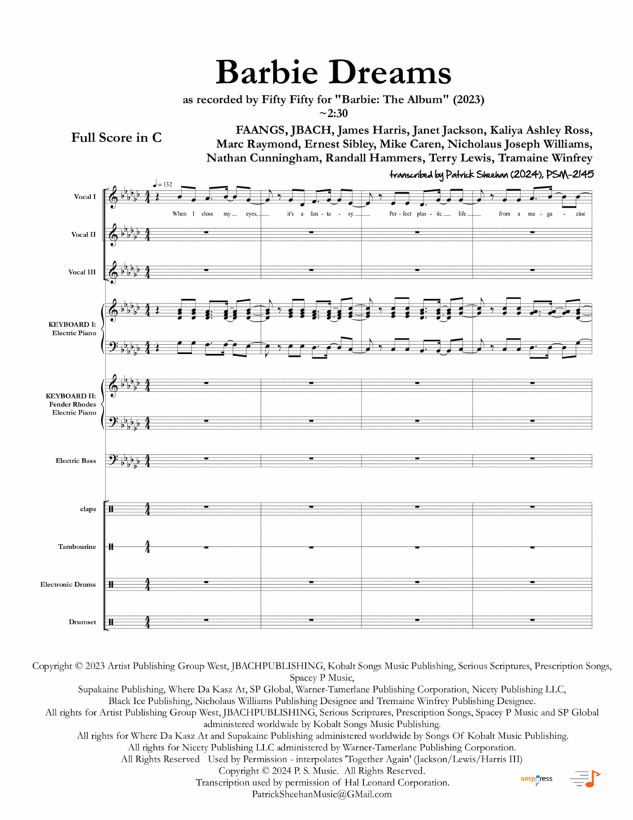 Barbie Dreams School and Community scores gallery preview page 1