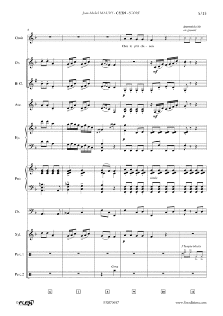 Chin Chin Children's Choir scores gallery preview page 5