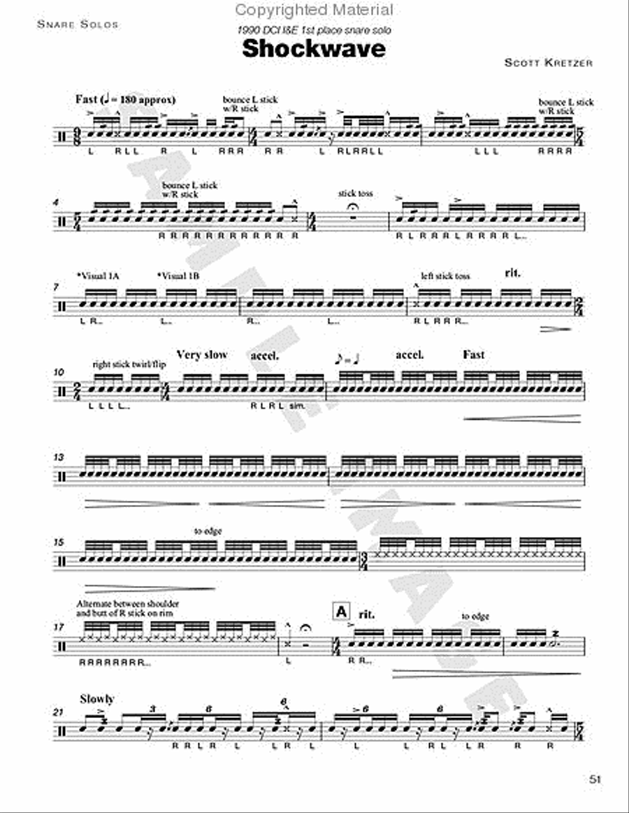 Blue Book, The Percussion scores gallery preview page 7