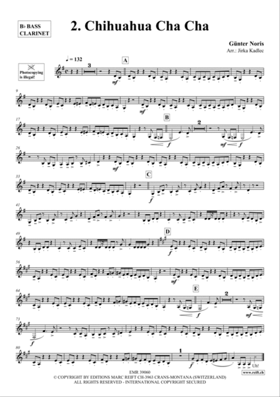 12 Greatest Dance Party Hits Bass Clarinet scores gallery preview page 3