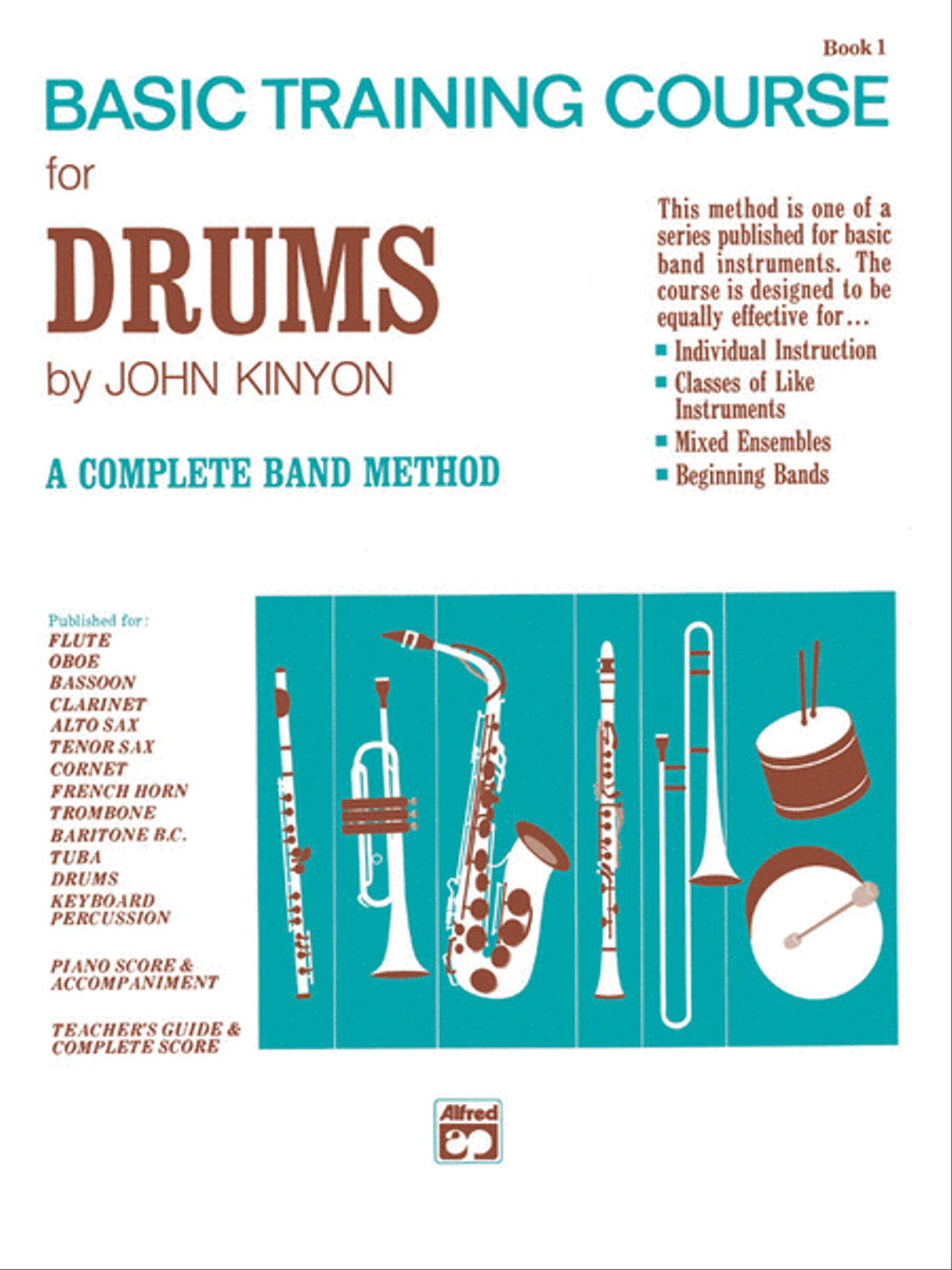 John Kinyon's Basic Training Course, Book 1 Concert Band Methods scores gallery preview page 1