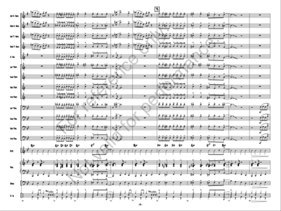 Bringin’ Down The House Bringin’ Down The House Jazz Ensemble scores gallery preview page 10
