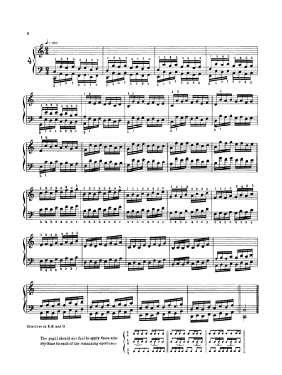 Technical Variants on Hanon's Exercises for Piano Piano Method scores gallery preview page 7