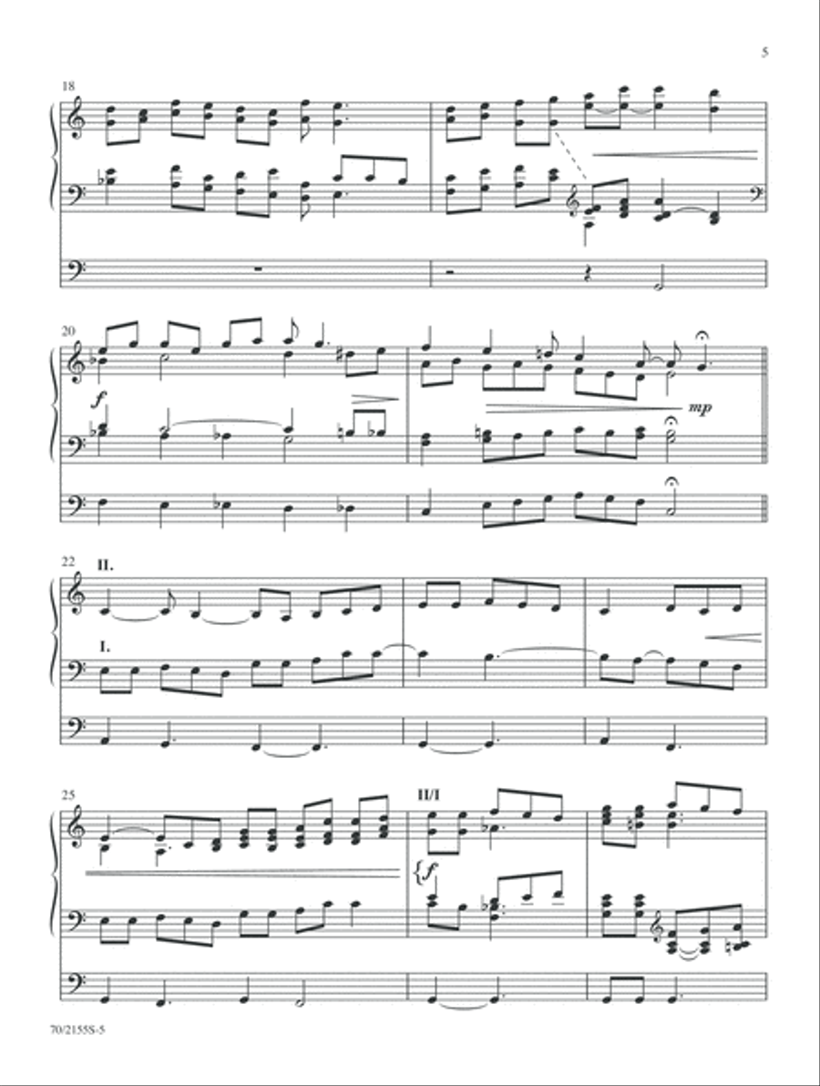 Gregorian Impressions Organ scores gallery preview page 5