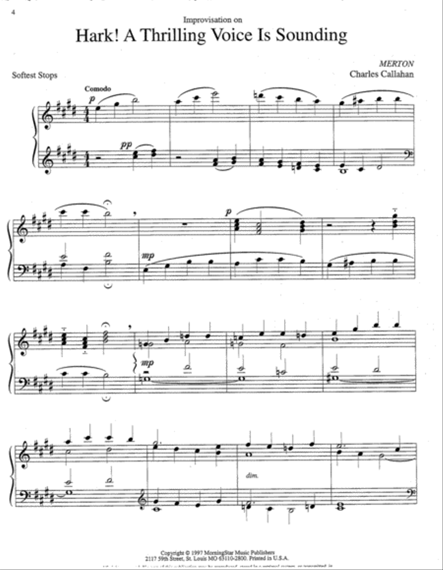 Advent Music for Manuals, Set 2 Organ scores gallery preview page 2