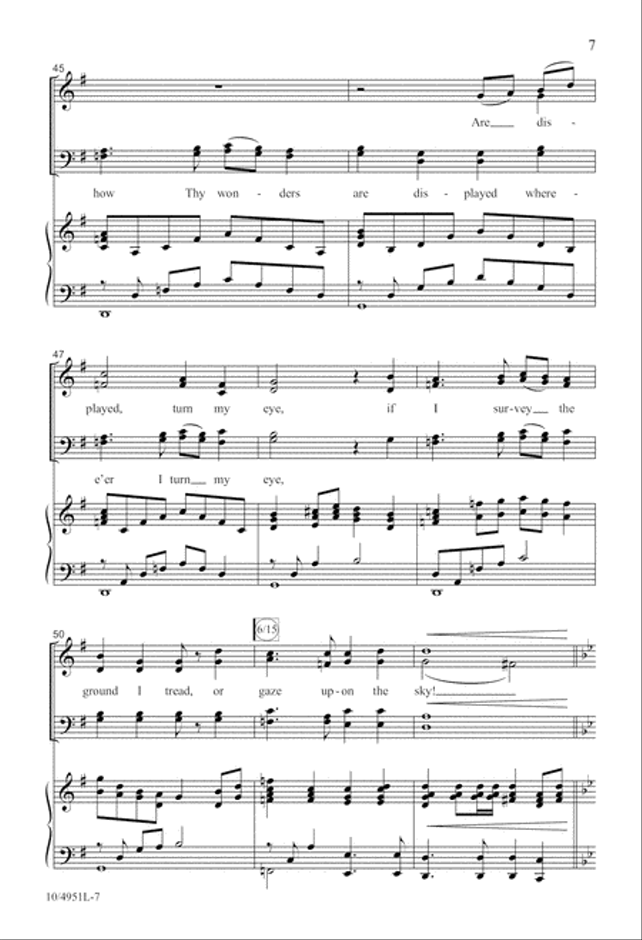 The Mighty Power of God 4-Part scores gallery preview page 7