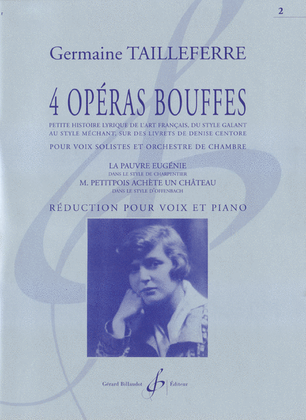 Book cover for 4 Operas Bouffes Vol. 2