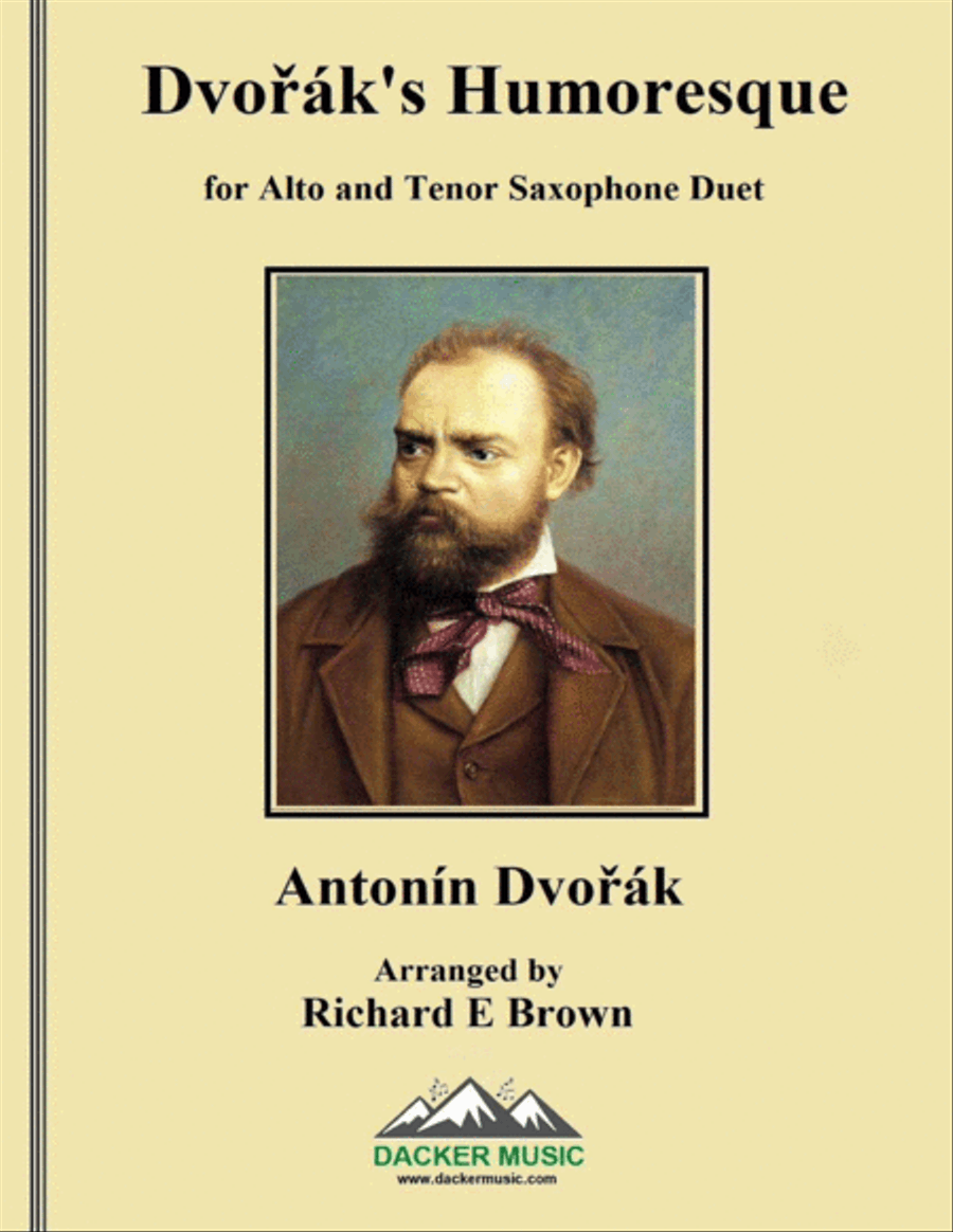Dvorak's Humoresque - Saxophone Duet Woodwind Duet scores gallery preview page 1