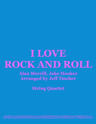 I Love Rock 'n Roll