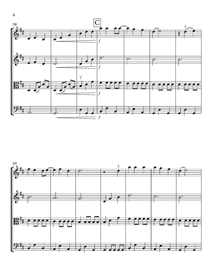 Iris String Quartet scores gallery preview page 4