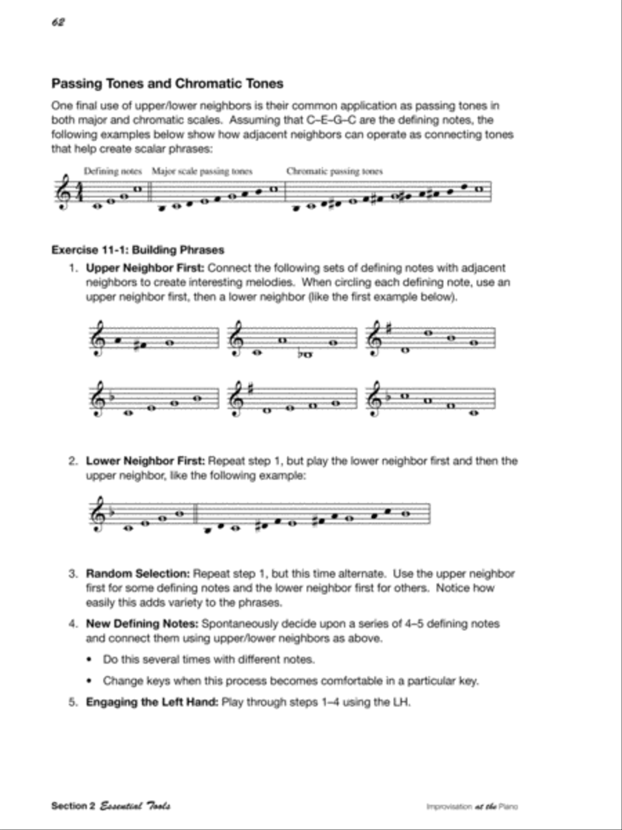 Improvisation at the Piano Piano Method scores gallery preview page 8
