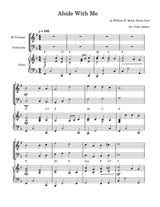 Abide With Me (Trumpet and Cello Duet with Piano)