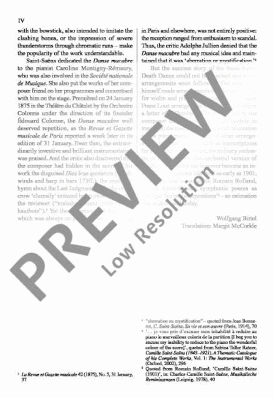 Danse macabre Orchestra scores gallery preview page 5