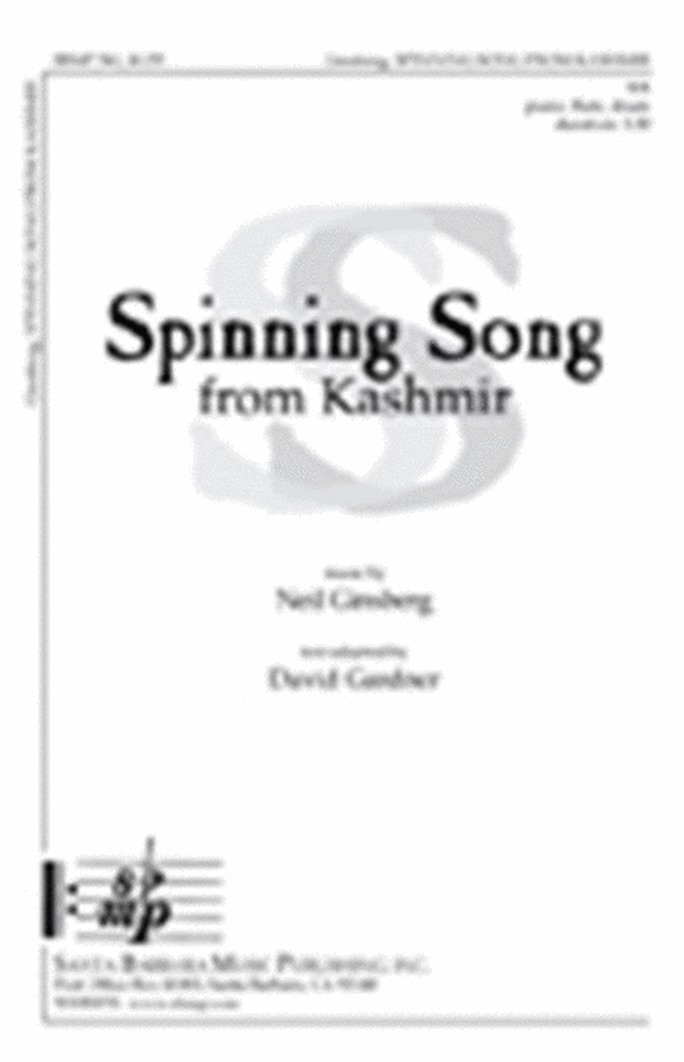 Spinning Song from Kashmir - SA Octavo image number null