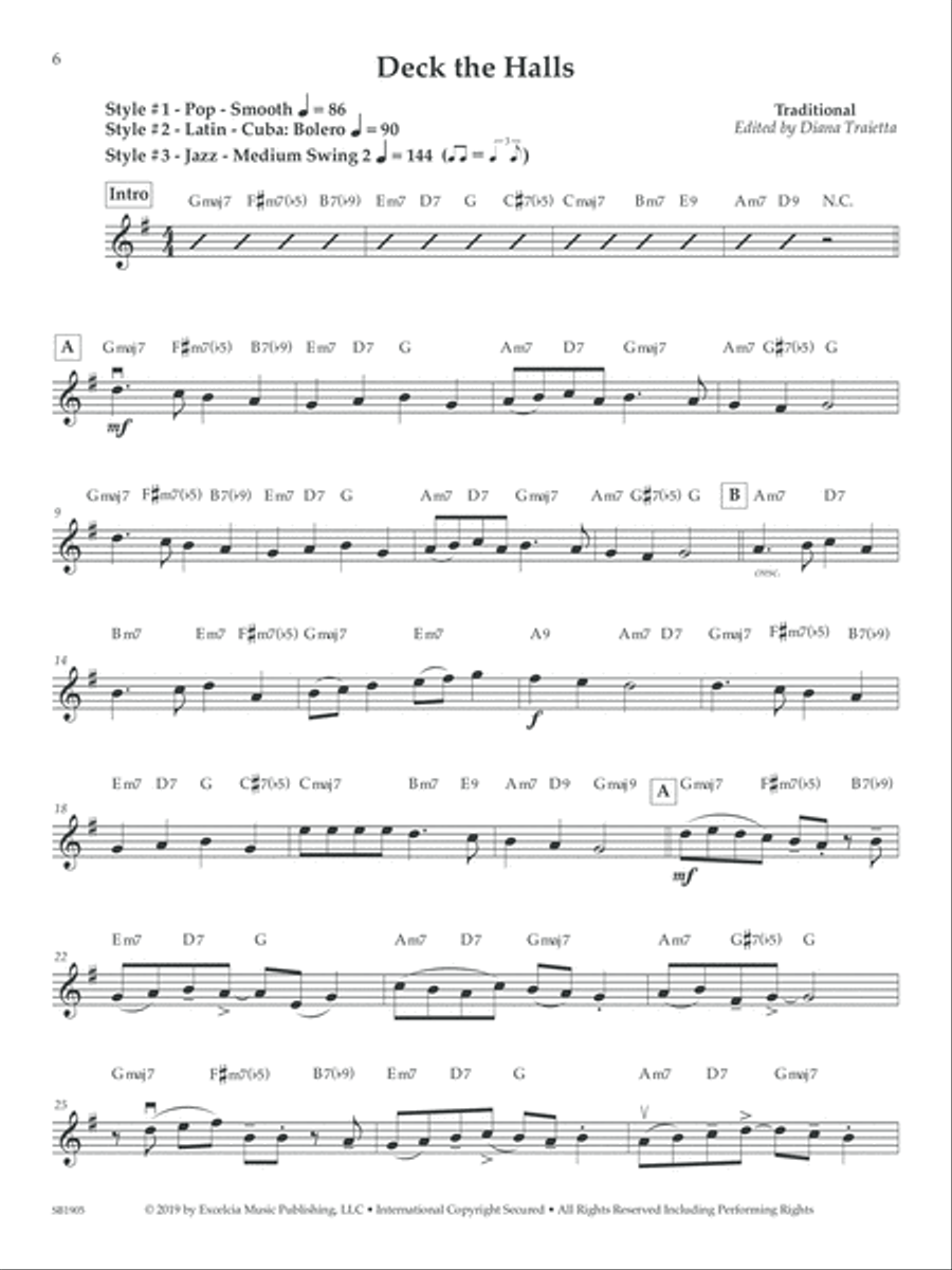 Solo Styles for Christmas Cello scores gallery preview page 4
