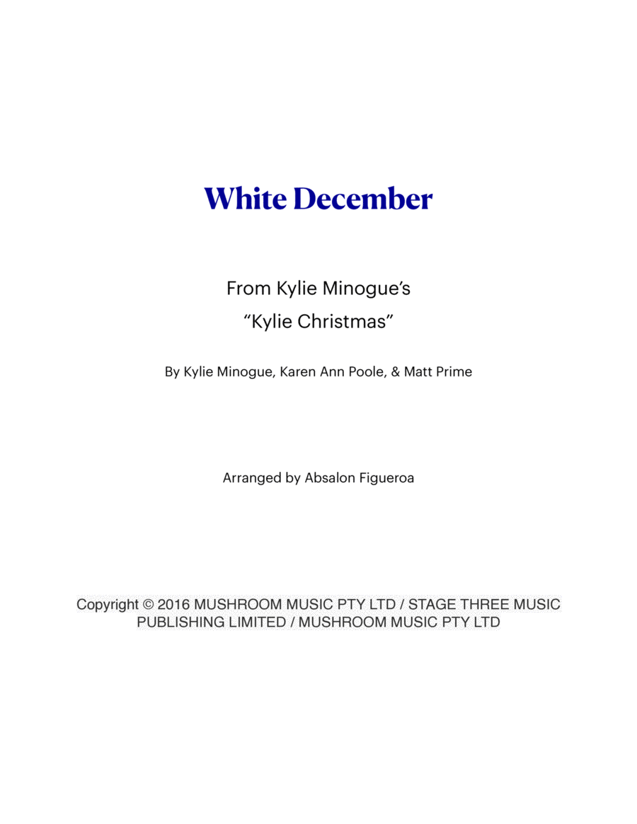 White December White December TTBB scores gallery preview page 1