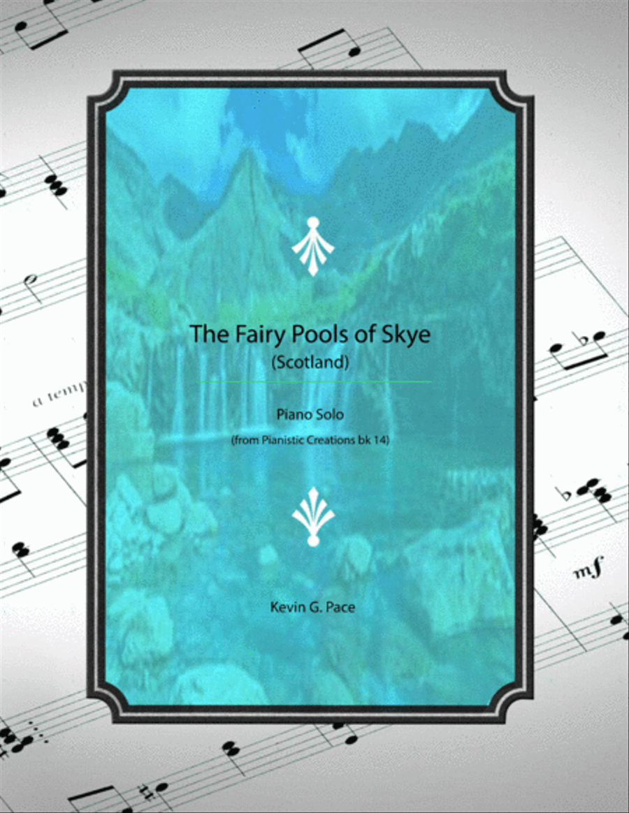 The Fairy Pools of Skye (Scotland) - original piano solo Piano Solo scores gallery preview page 1