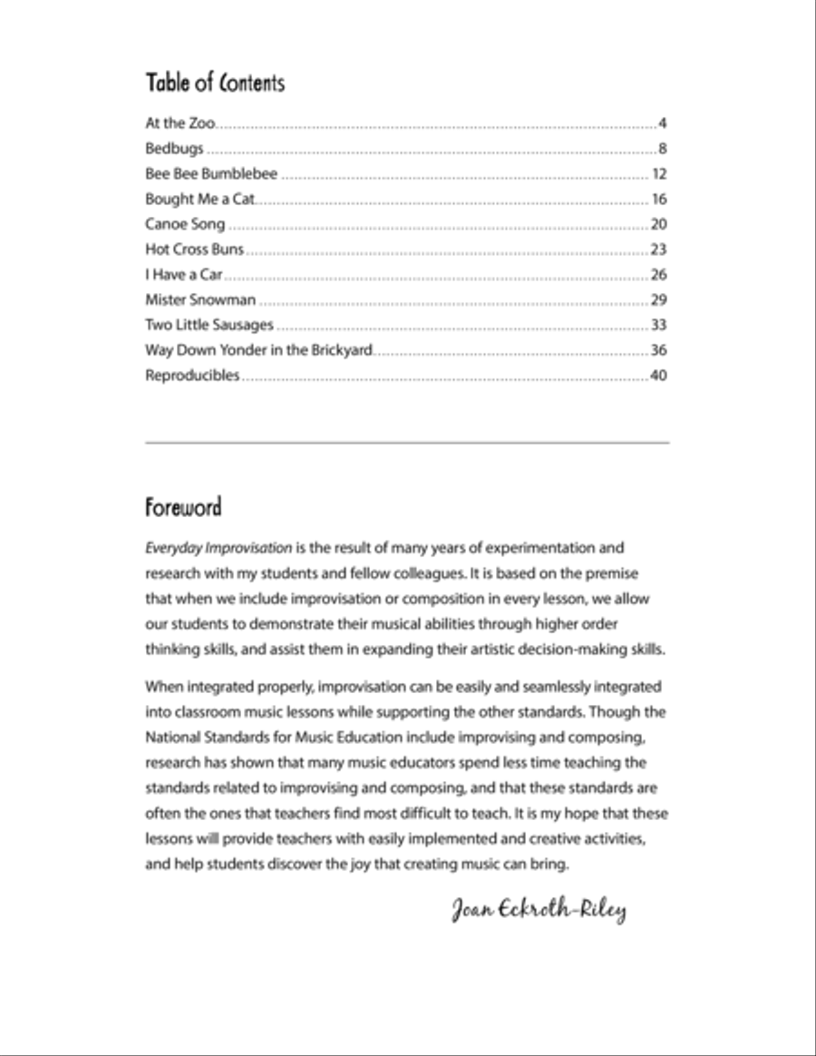 Everyday Improvisation Everyday Improvisation Electronic Media scores gallery preview page 3