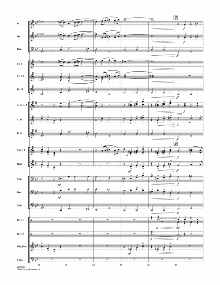 Climb Ev'ry Mountain (from The Sound of Music) - Conductor Score (Full Score)