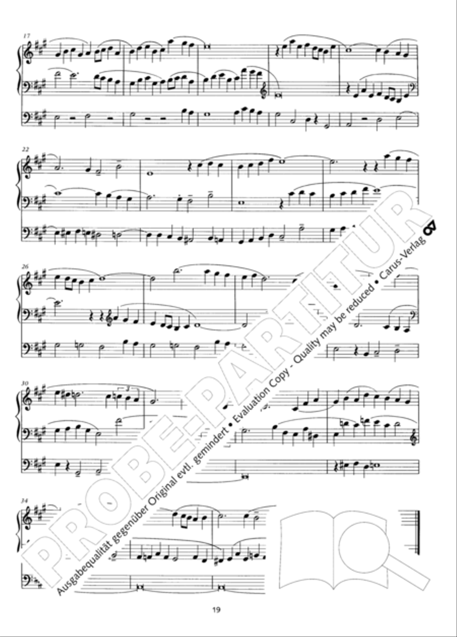 Zwolf Trios fur die Orgel Organ Solo scores gallery preview page 20
