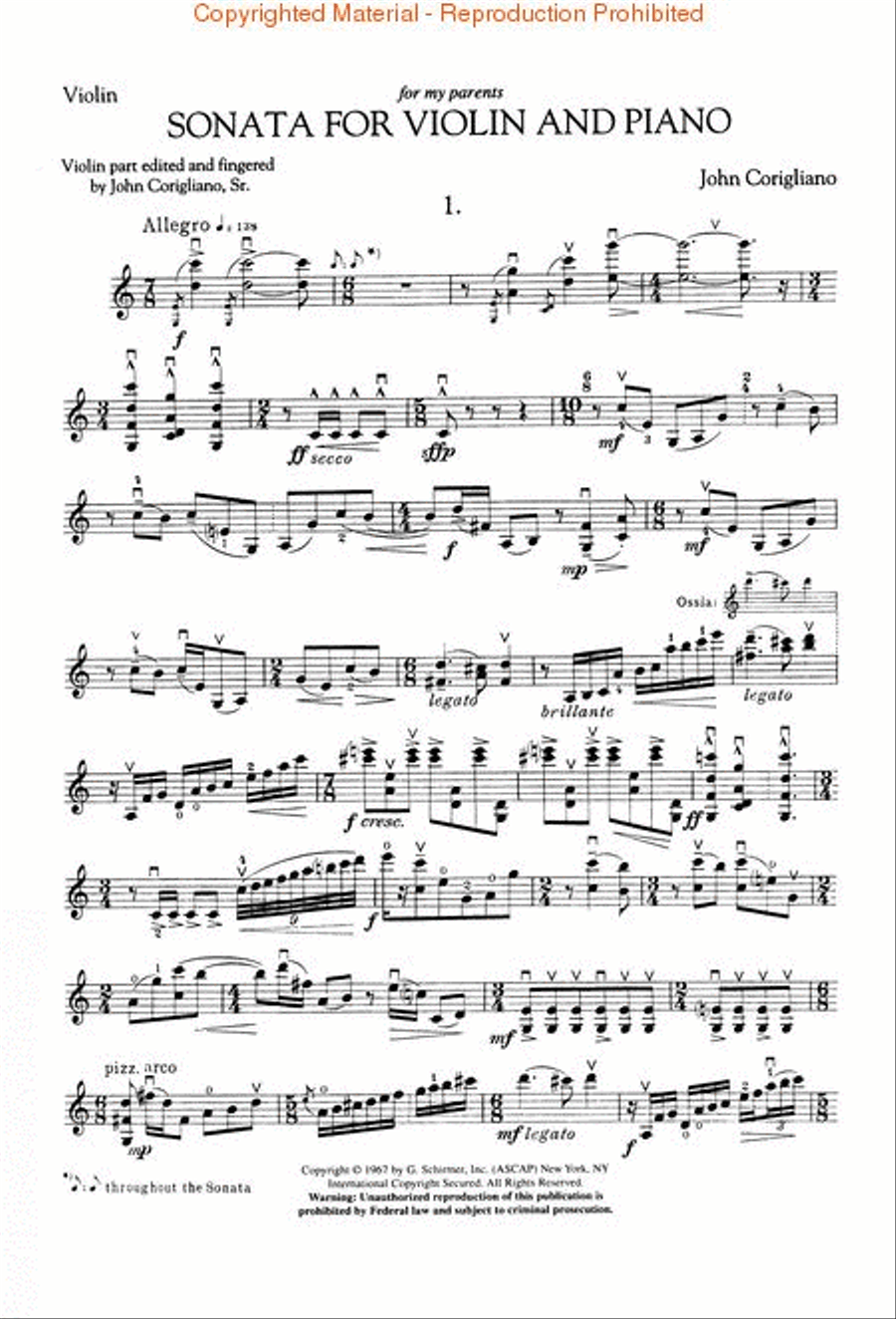 Sonata Violin Solo scores gallery preview page 4