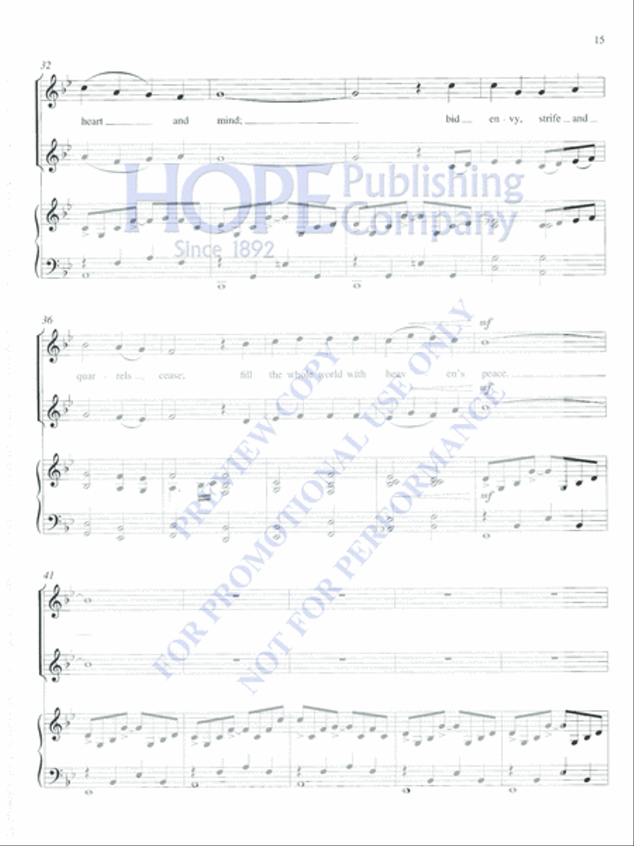 Vocal Duets for Christmas (2 Medium Voices) Medium Voice scores gallery preview page 16