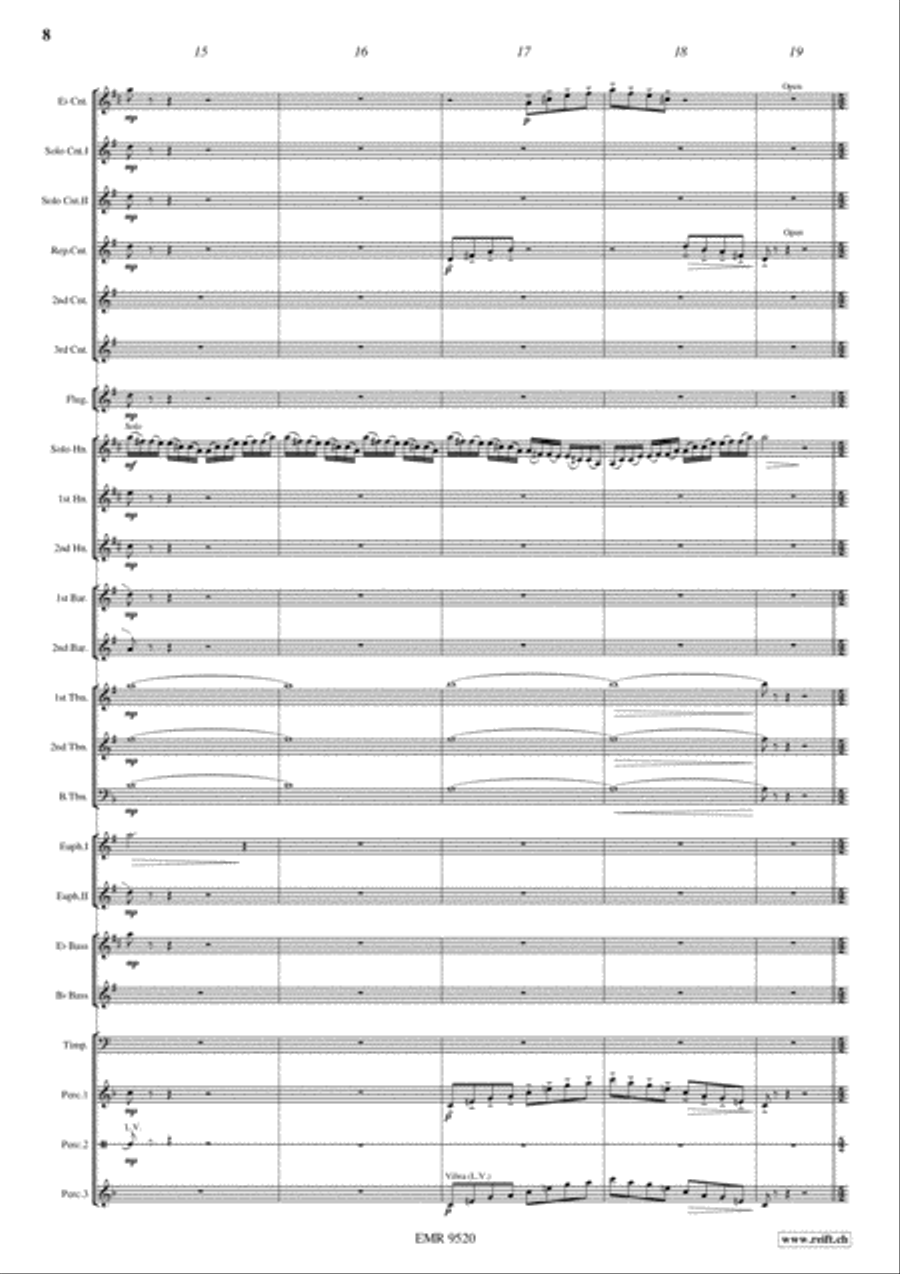 Russian Easter Festival Russian Easter Festival Brass Band scores gallery preview page 8