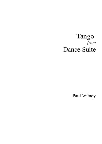 Tango from Dance Suite