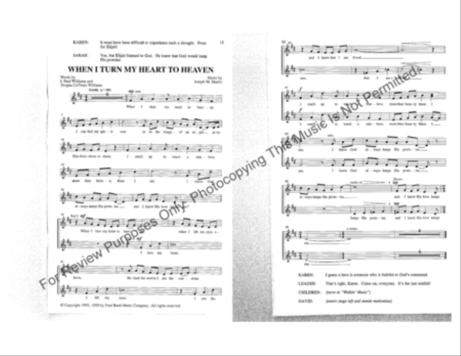 Heroes of the Faith (Sacred Children's Musical) Children's Choir scores gallery preview page 9