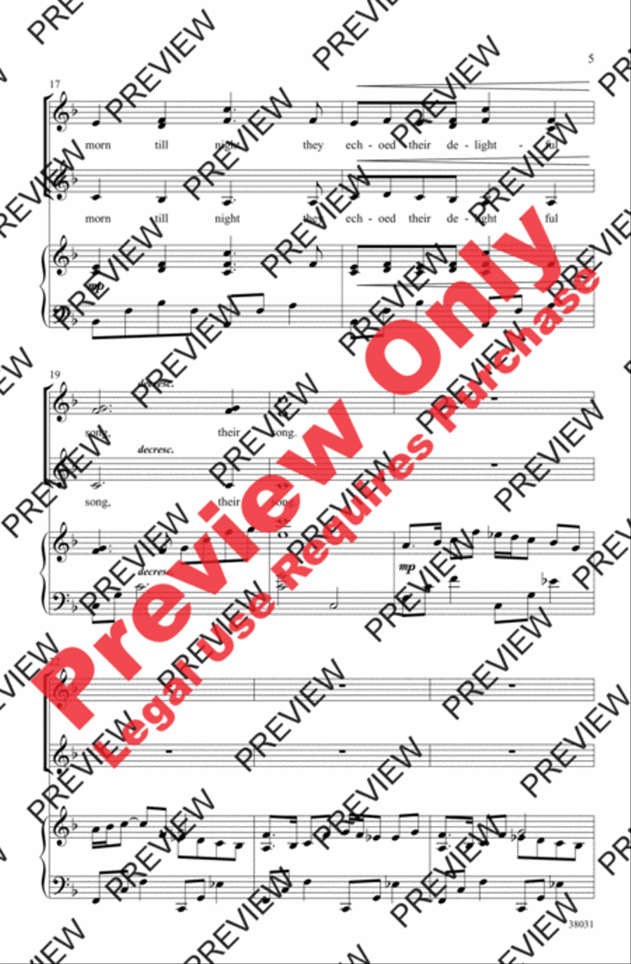Everyone Sang Women's Choir scores gallery preview page 5