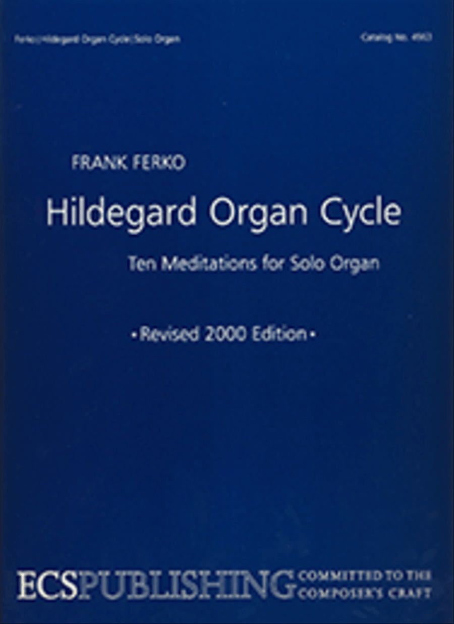 The Hildegard Organ Cycle (2nd Edition) Organ scores gallery preview page 1