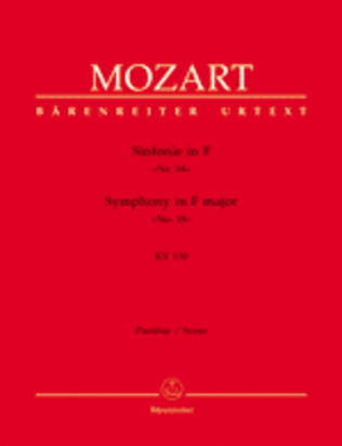 Symphony, No. 18 F major, KV 130