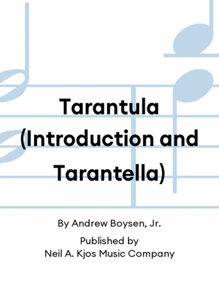 Tarantula (Introduction and Tarantella)