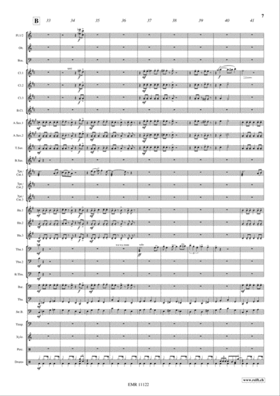 Tom And Jerry Concert Band scores gallery preview page 8