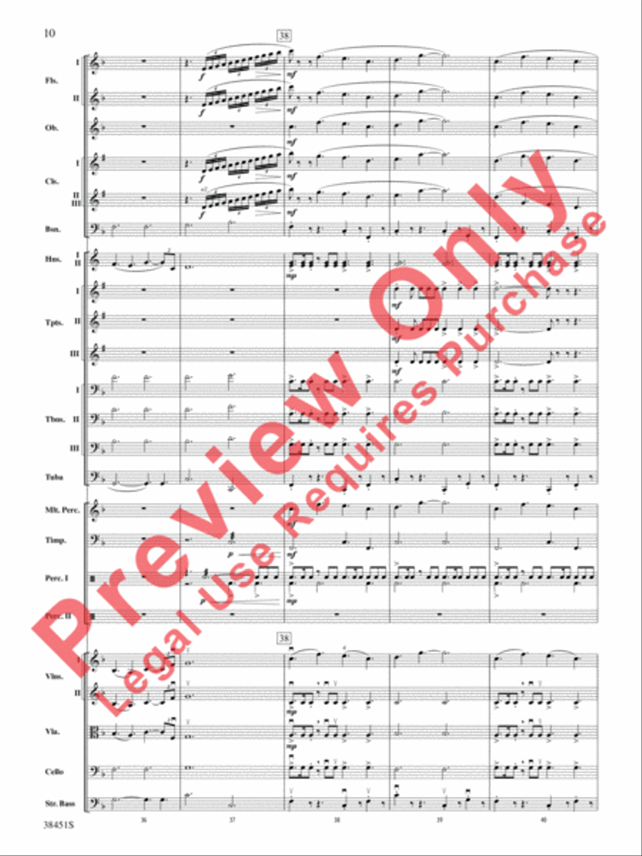 Resurgences Full Orchestra scores gallery preview page 11
