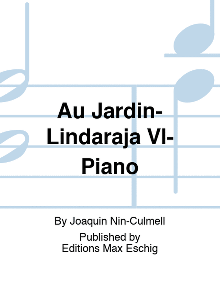 Au Jardin-Lindaraja Vl-Piano