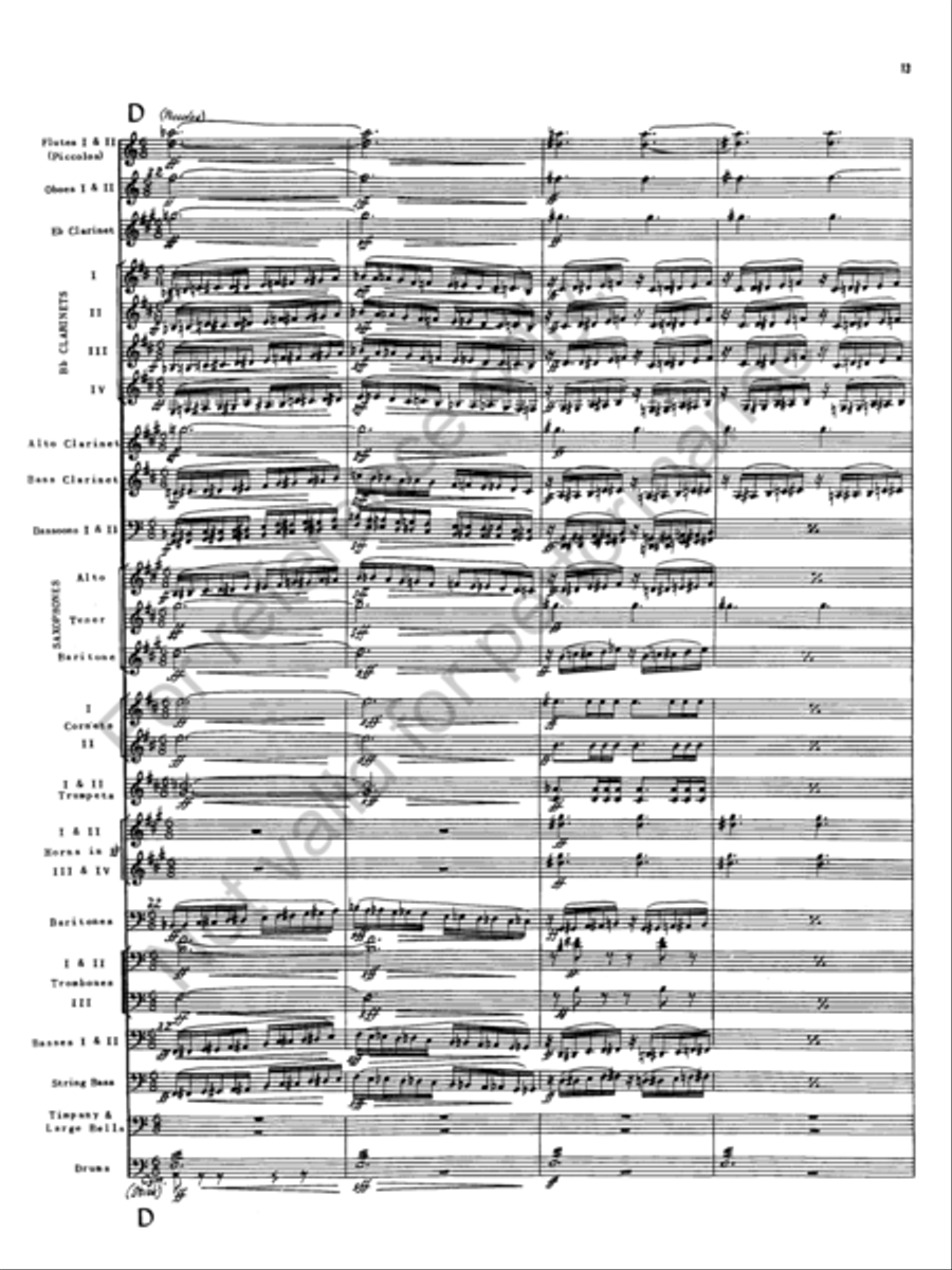 The Golden Legend Concert Band scores gallery preview page 7