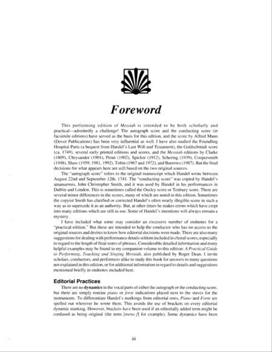 Messiah - Continuo Basso Continuo scores gallery preview page 4