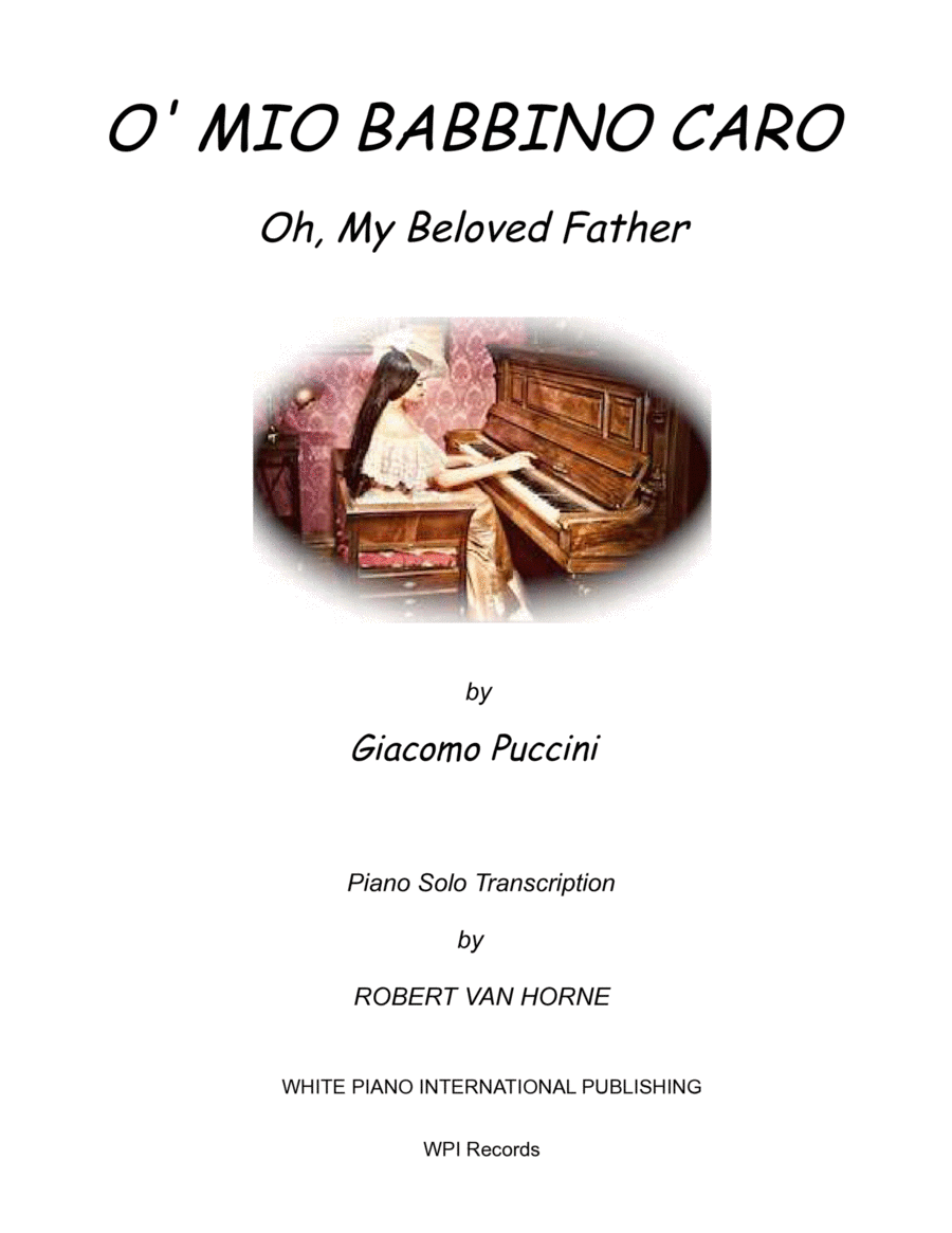 O' Mio Babbino Caro (Intermediate Piano Solo) Piano Method scores gallery preview page 1