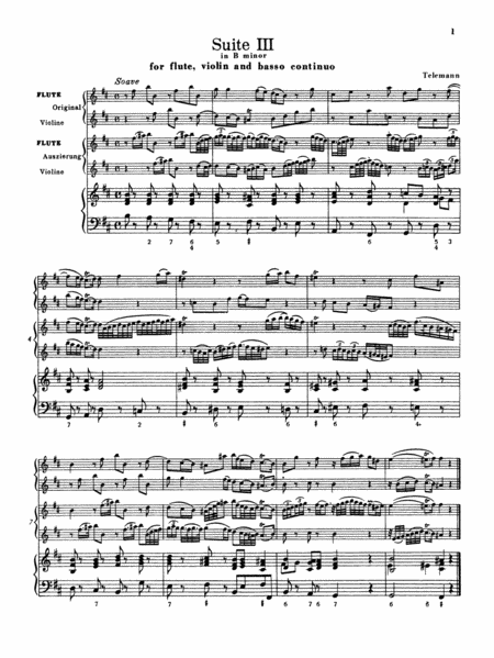 Telemann: Suite No. 3 in B Minor