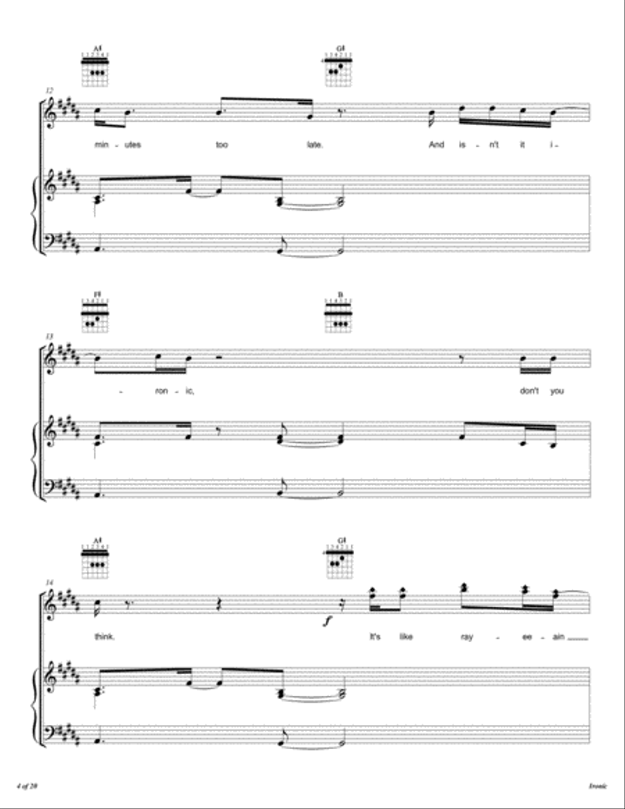 Ironic Ironic Voice scores gallery preview page 5