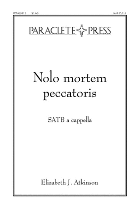 Book cover for Nolo Mortem Peccatoris