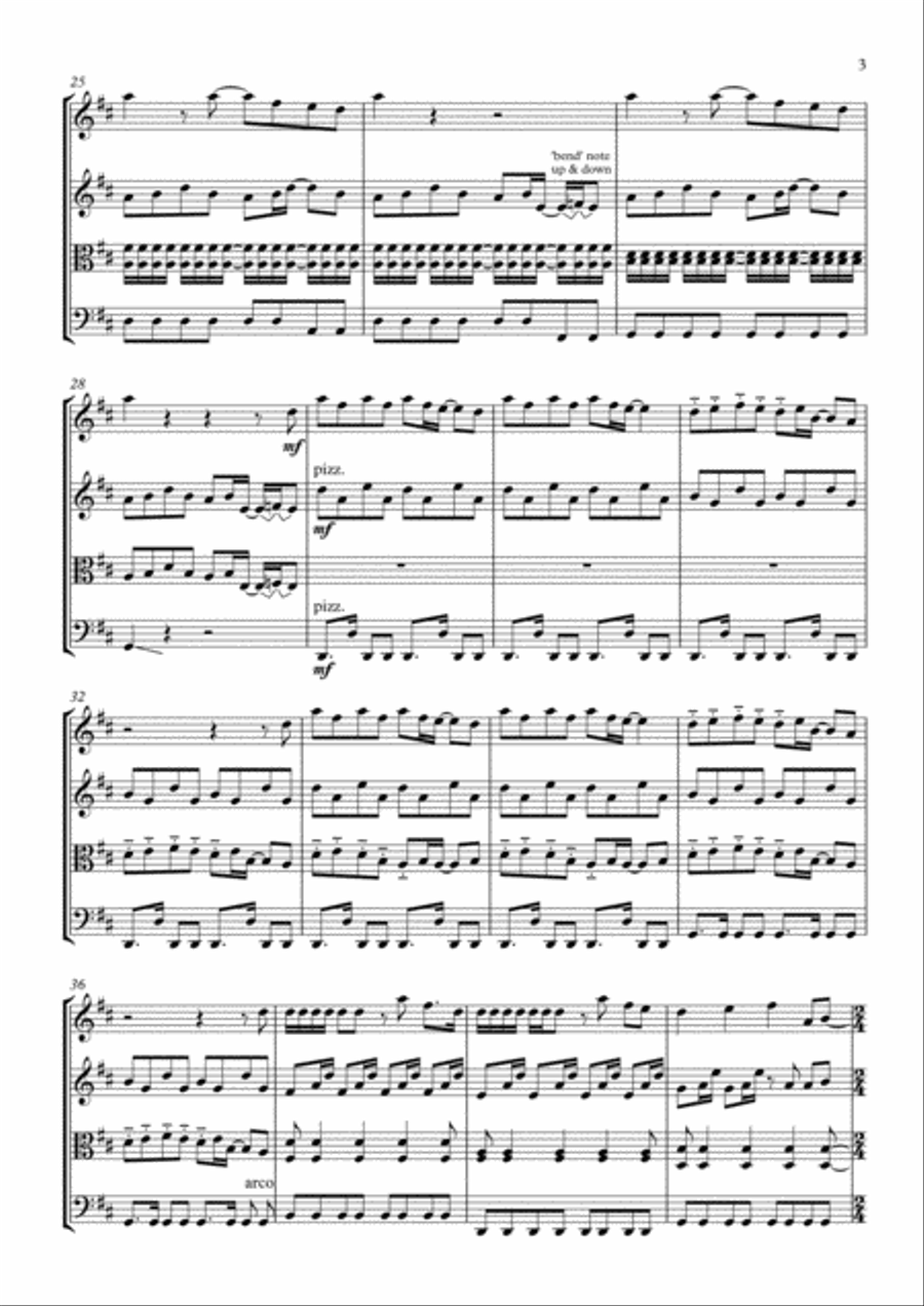 Best Day Of My Life Best Day Of My Life String Quartet scores gallery preview page 3