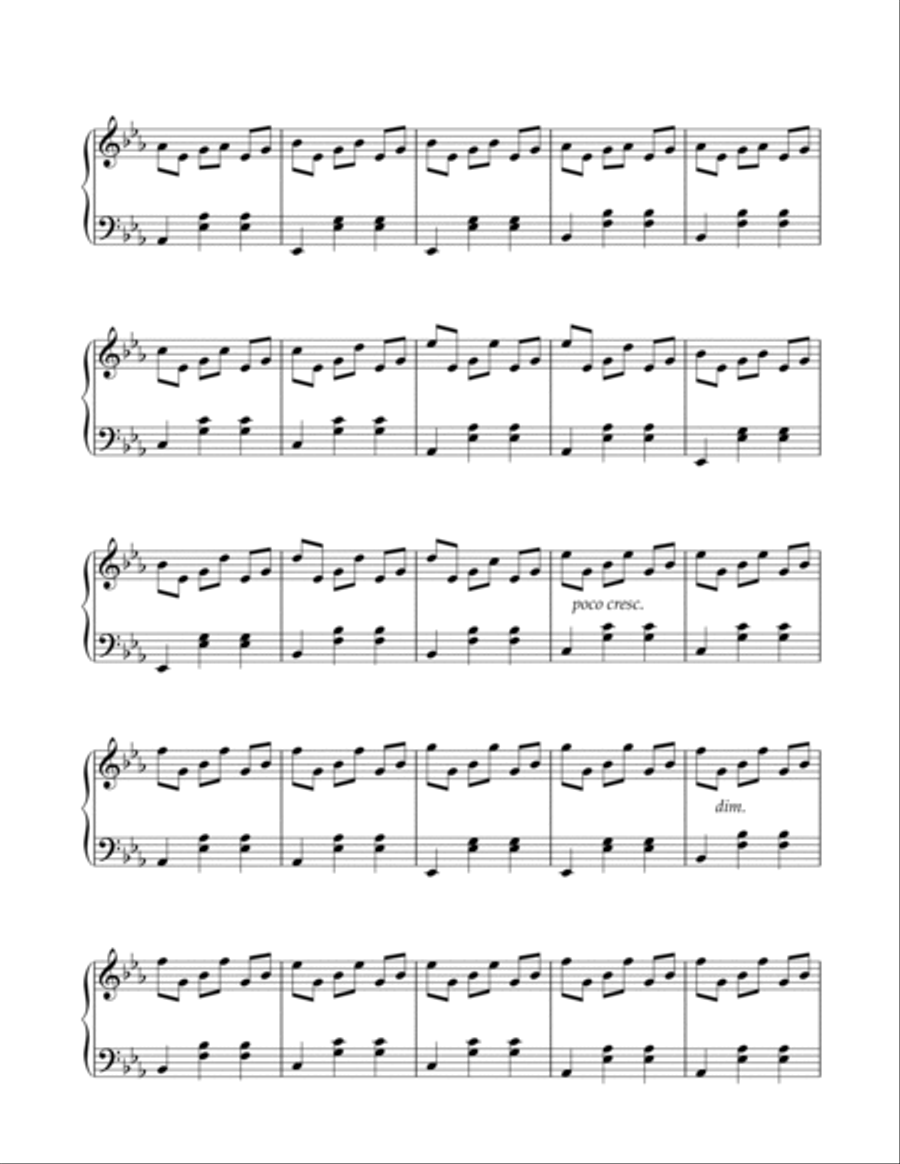 Vals de las dalias Vals de las dalias Piano Solo scores gallery preview page 3