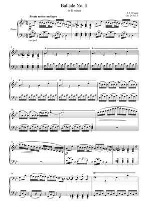 Ballade No. 3 in G minor Op. 24 No. 3