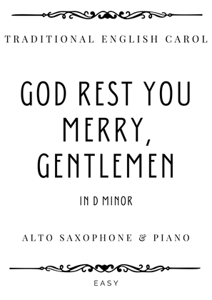 God Rest You Merry, Gentlemen in D minor - Easy