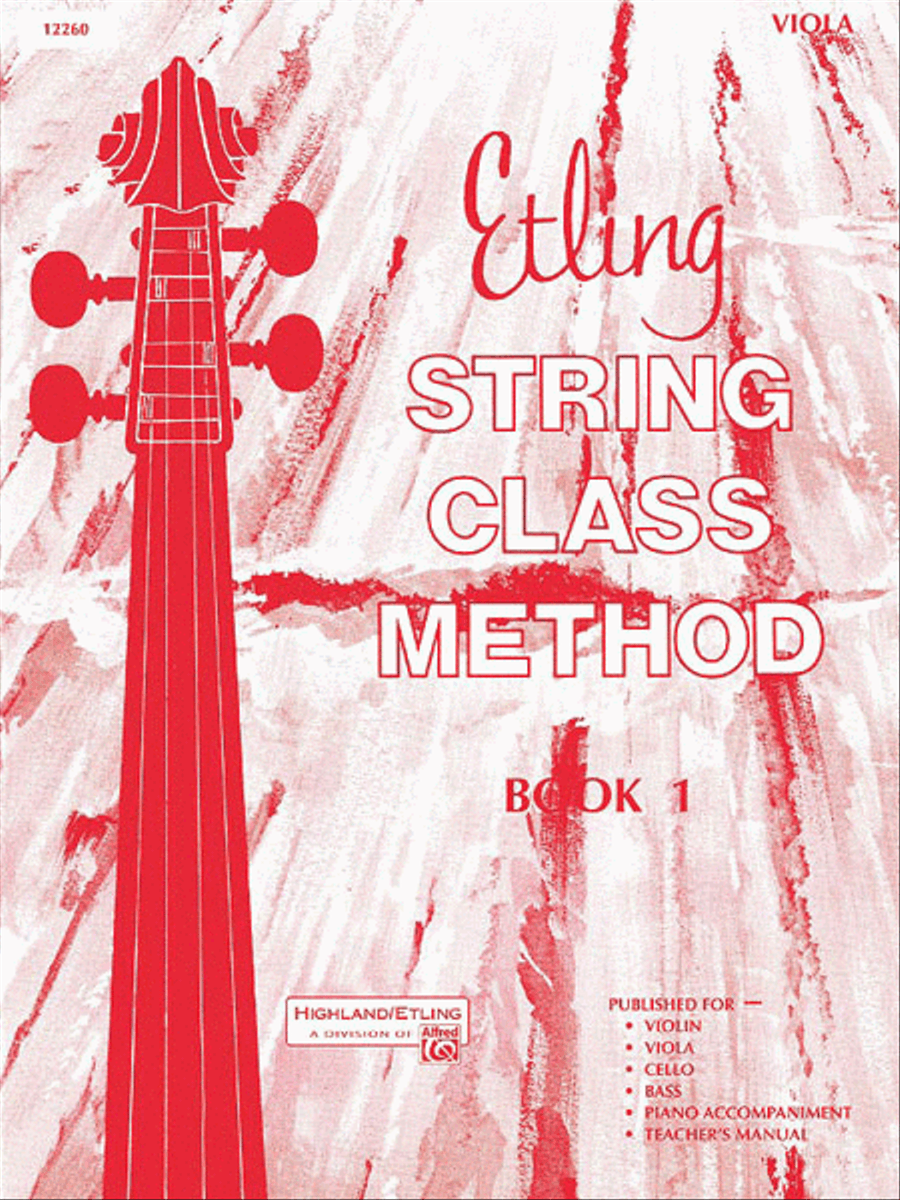 Etling String Class Method, Book 1 by Forest Etling Chamber Orchestra - Sheet Music