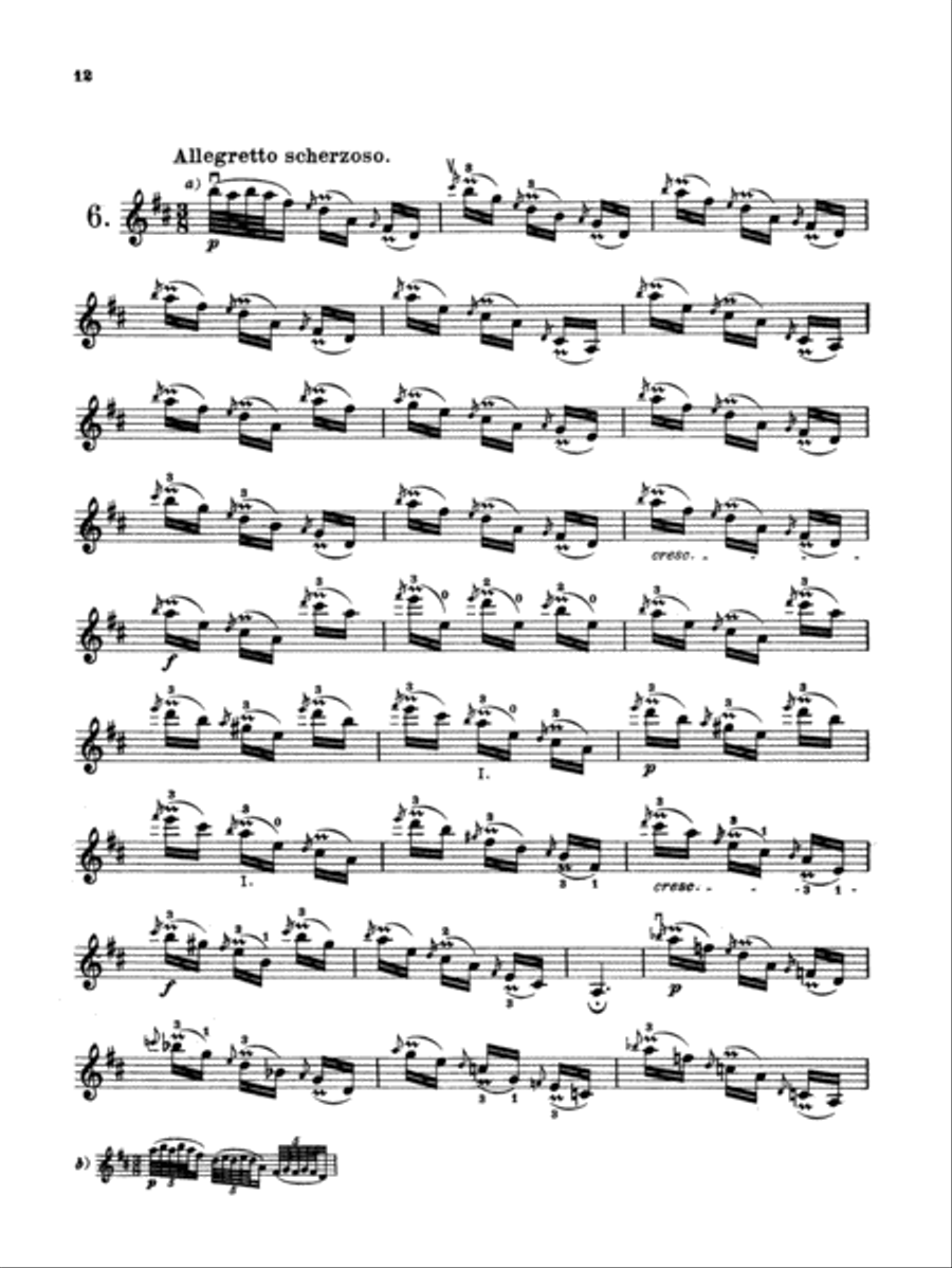 Dont: Etudes and Caprices, Op. 35 Part scores gallery preview page 1