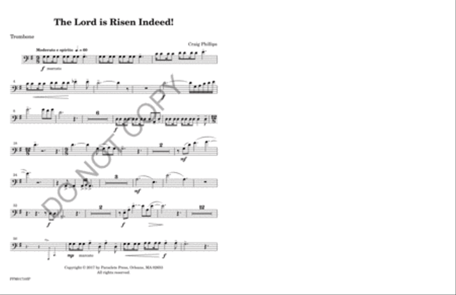 The Lord is Risen Indeed! Horn scores gallery preview page 12