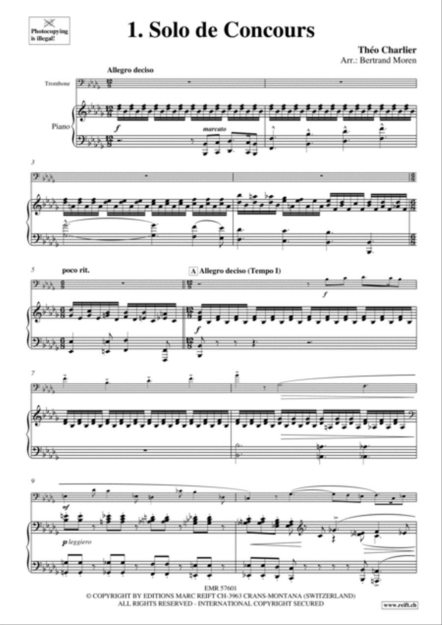 1. Solo de Concours Piano Accompaniment scores gallery preview page 4